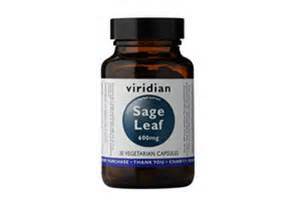 Viridian Sage Leaf 600mg 30 Caps
