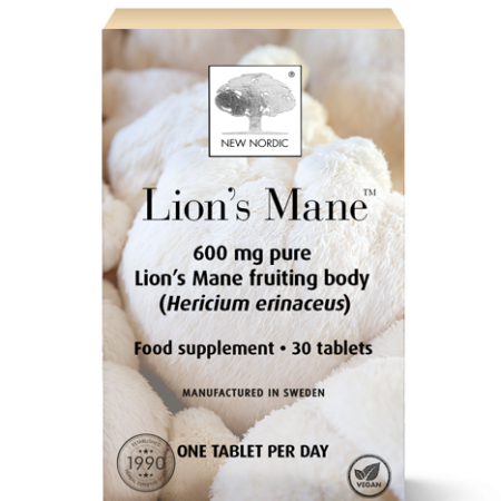 New Nordic Lions Mane Tablets 30’s