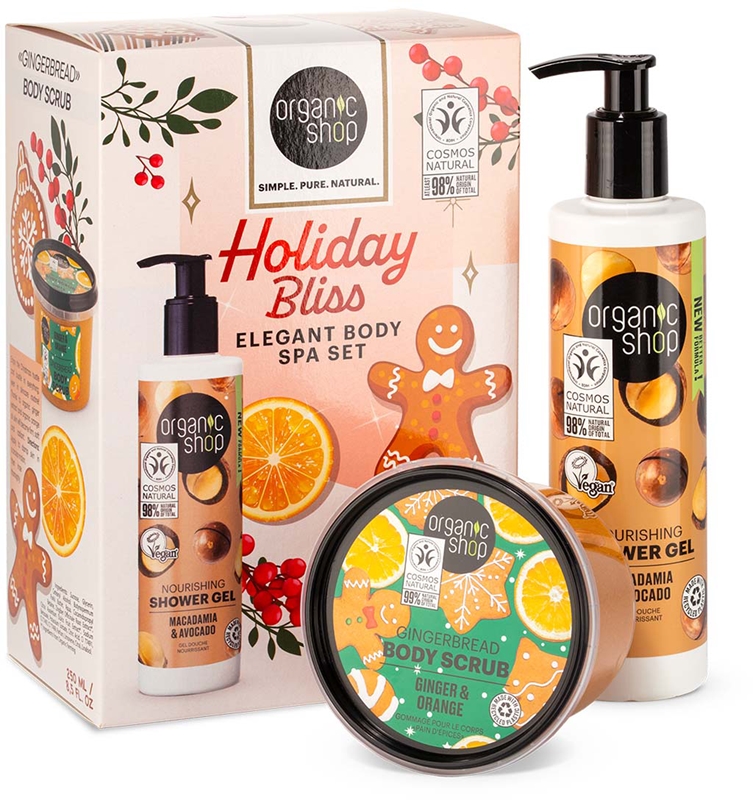 Organic Shop Holiday Bliss Elegant Body Spa Set