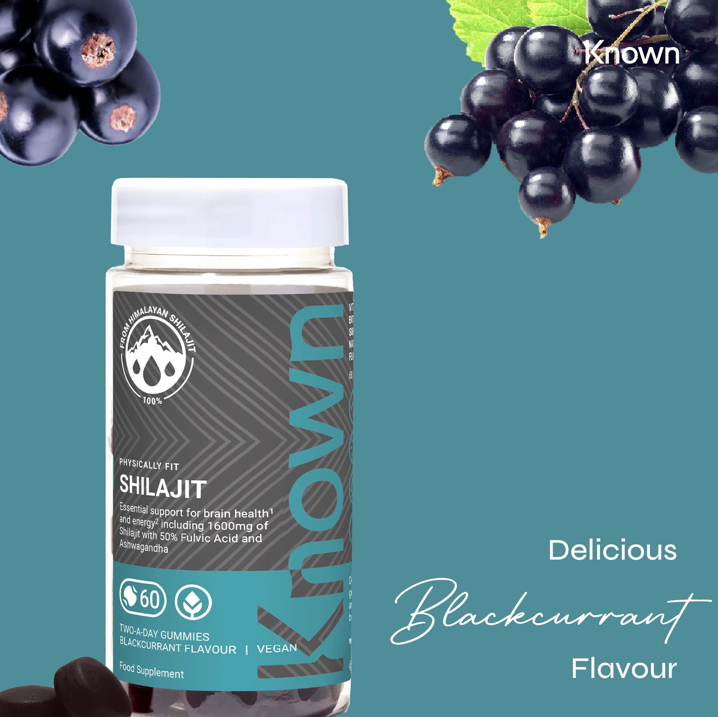 Known Shilajit Gummies 60 gummies