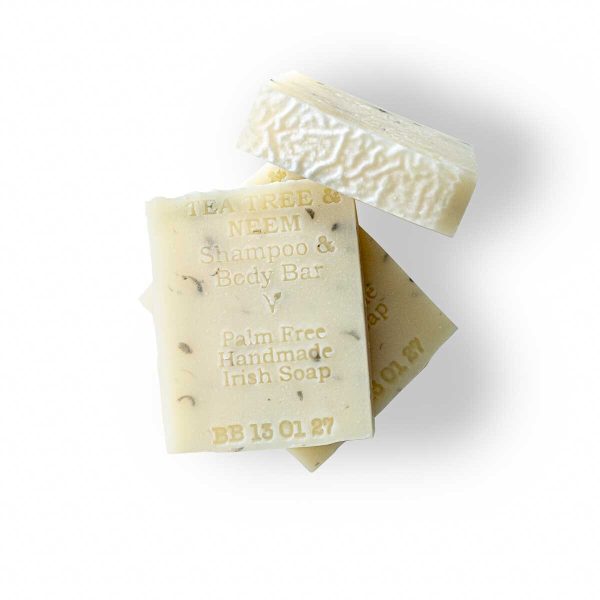 Palm Free Irish Soap Tea Tree & Neem Shampoo & Body Bar Medi soap