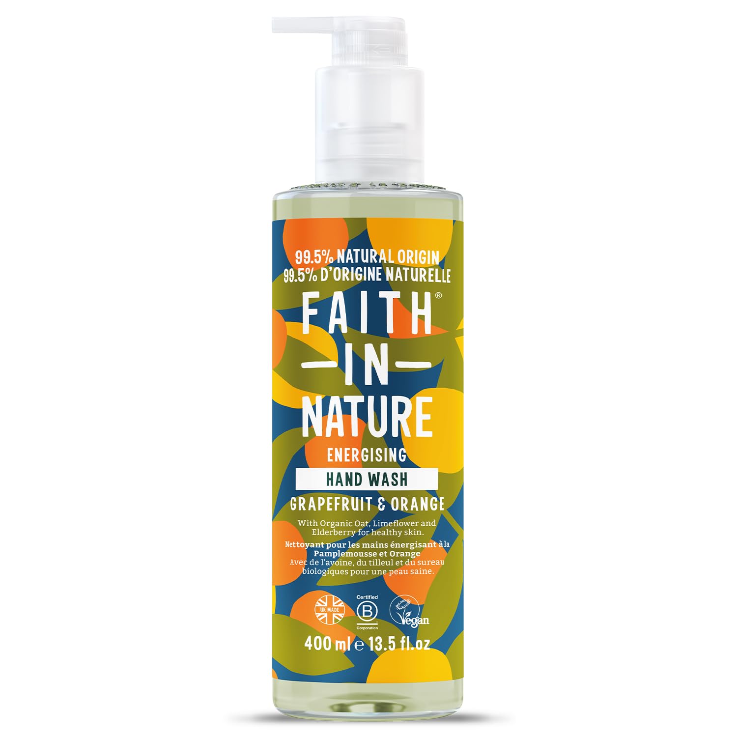 Faith in Nature Energising Grapefruit and Orange Hand Wash 400ml