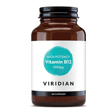 Viridian High Potency Vitamin B12 60 Capsules
