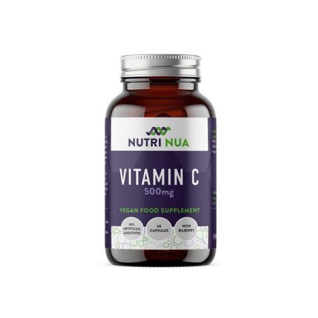 Nutri Nua Vitamin C 500mg with Bilberry 60 capsules