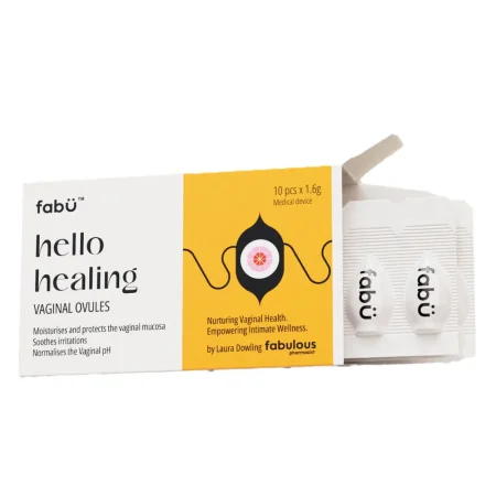 Fabu Hello Healing Vaginal Ovules 10pcs x 1.6g